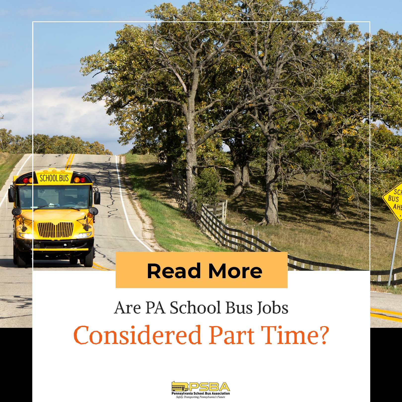 Are PA School Bus Jobs Considered Part-Time?