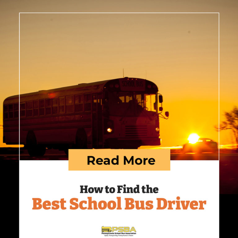 How to Find the Best School Bus Driver - You Behind The Wheel