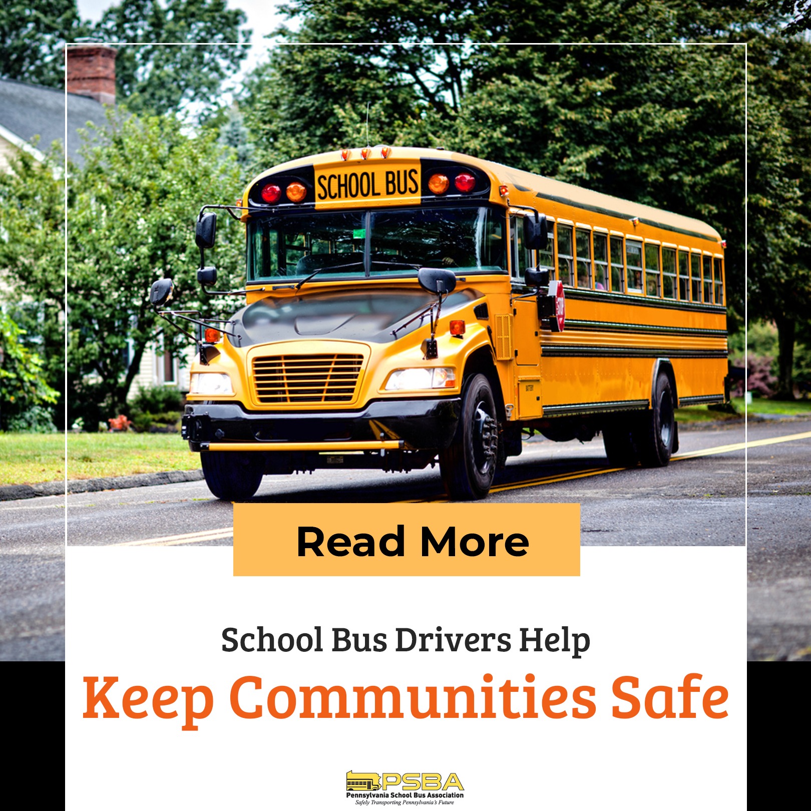 School Bus Drivers Help Keep Communities Safe