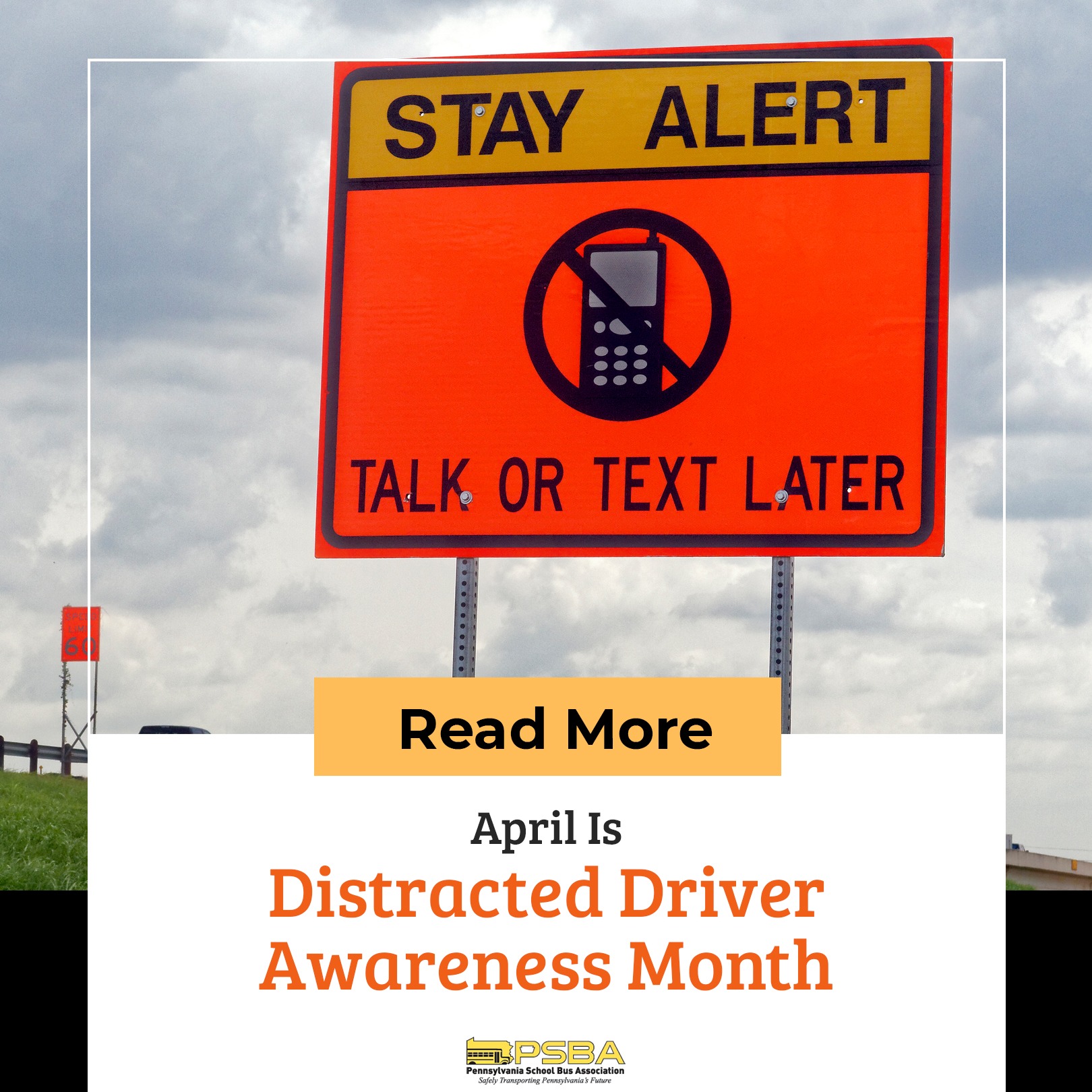 April Is Distracted Driver Awareness Month