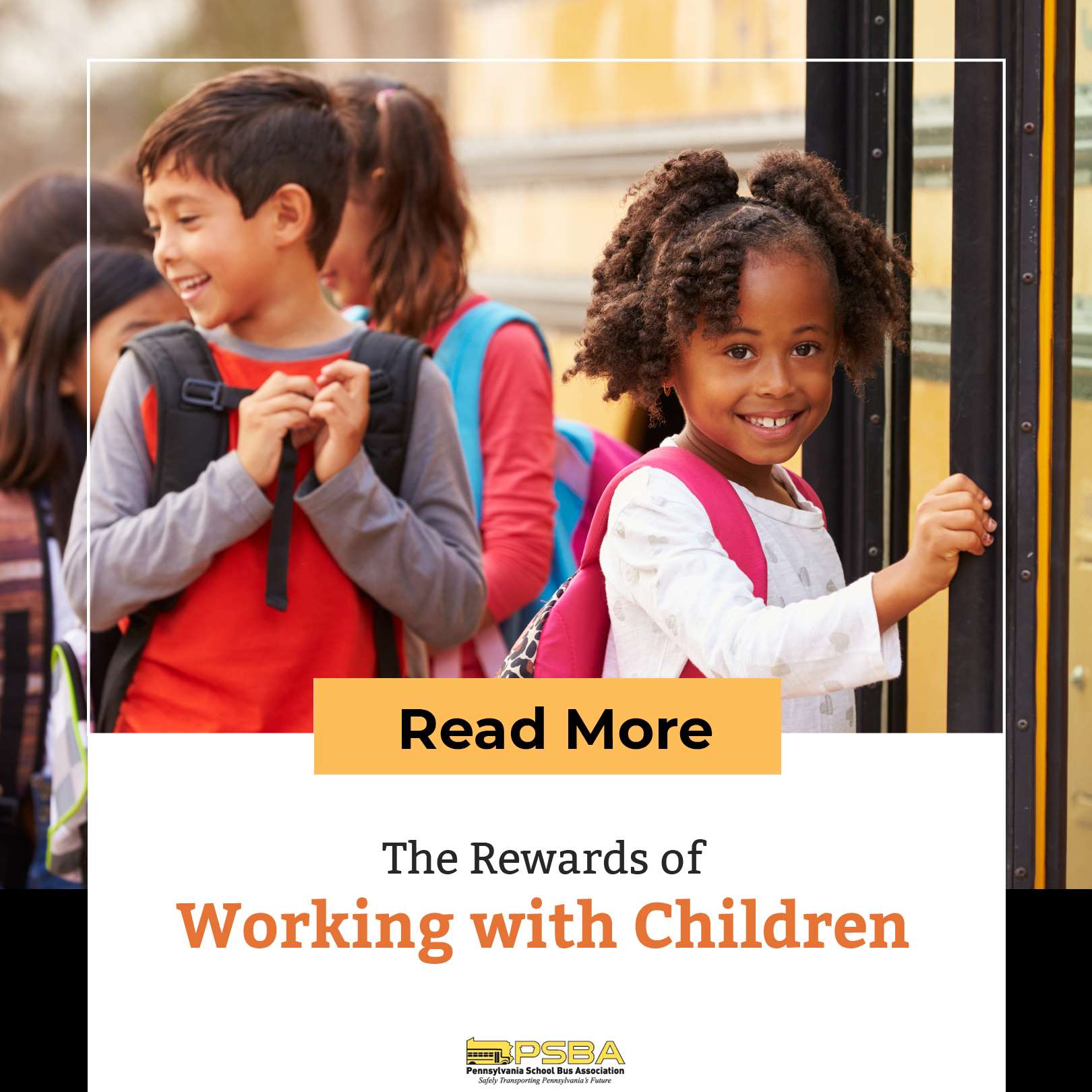 The Rewards of Working with Children on a School Bus
