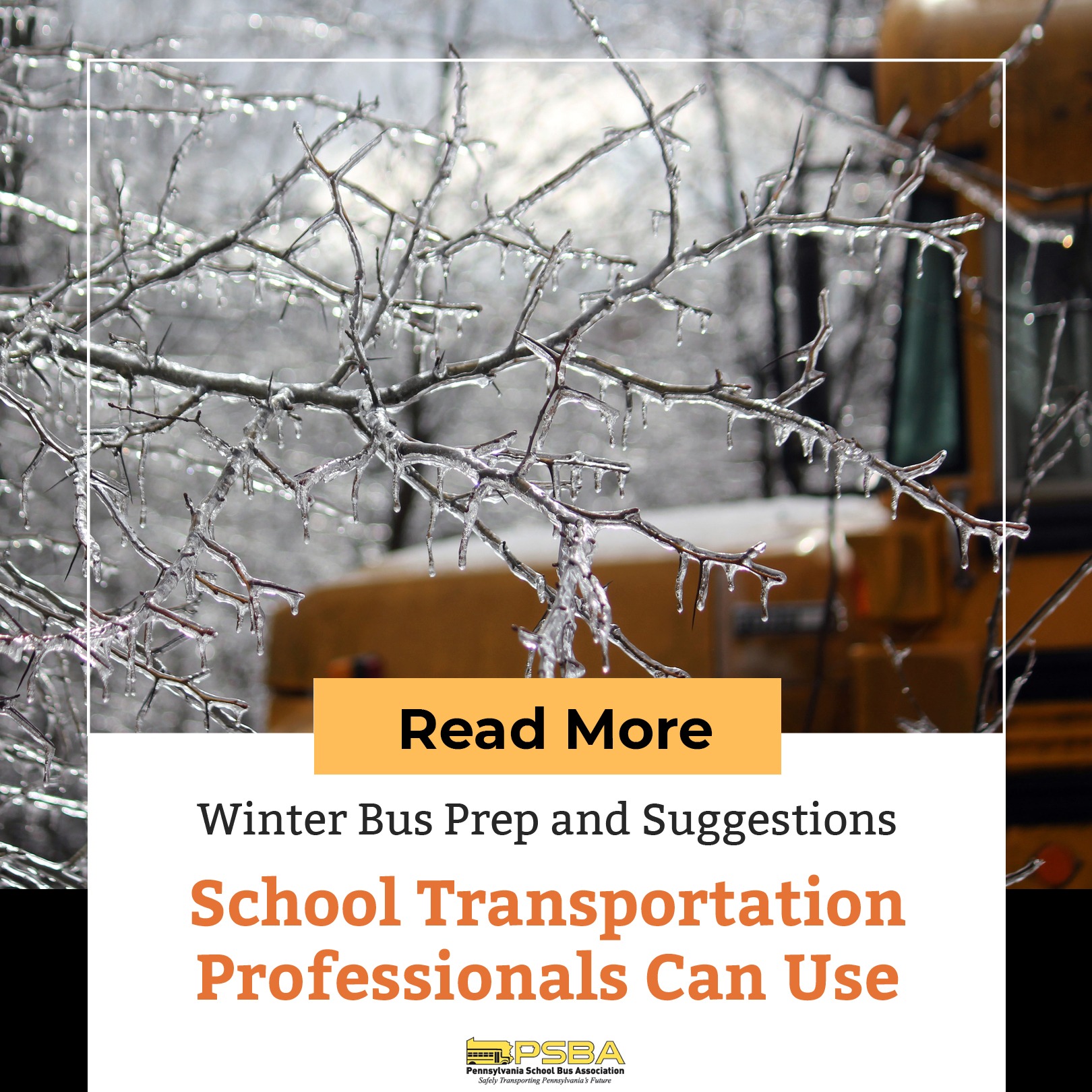 Winter Bus Prep and Suggestions School Transportation Professionals Can Use