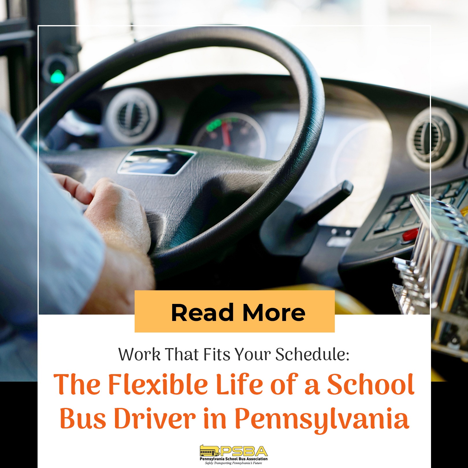 Work That Fits Your Schedule: The Flexible Life of a School Bus Driver in Pennsylvania